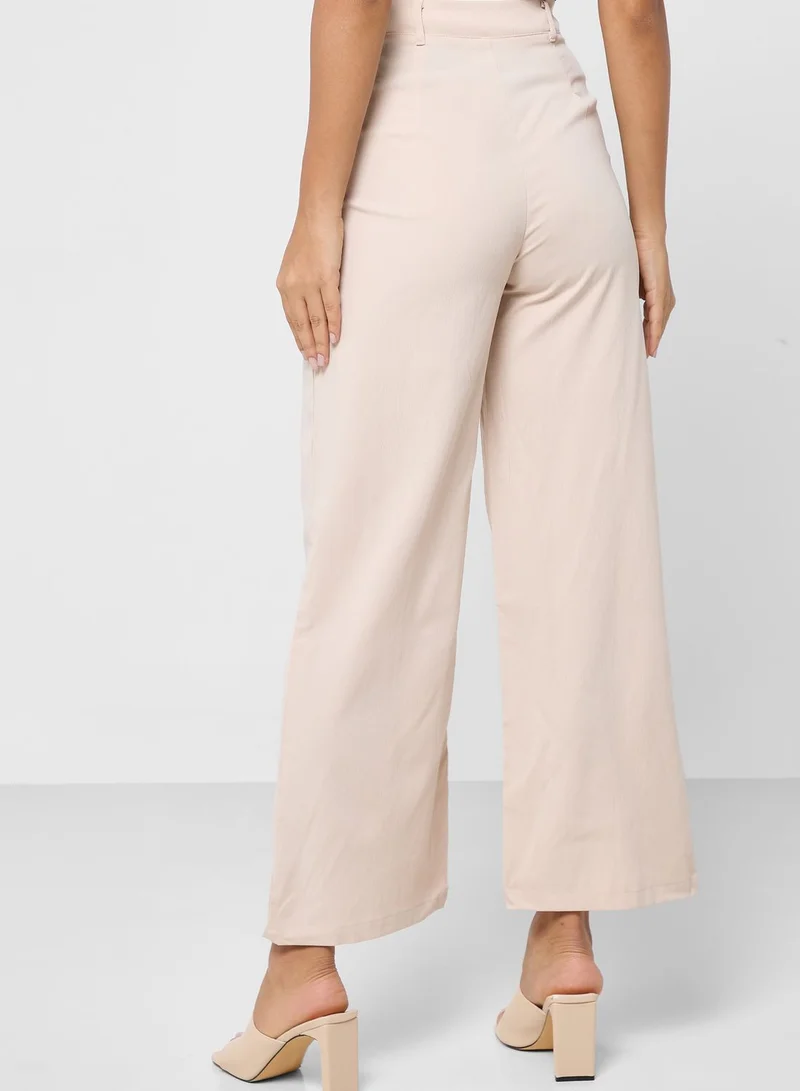 ELLA Seam Detail High Waist Pants