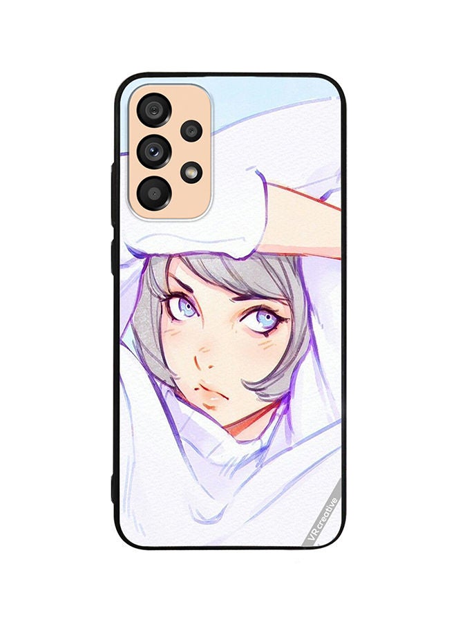 VR CREATIVE Protective Case Cover For Samsung Galaxy A23 Girl Hands Pose Design Multicolour - Image 1