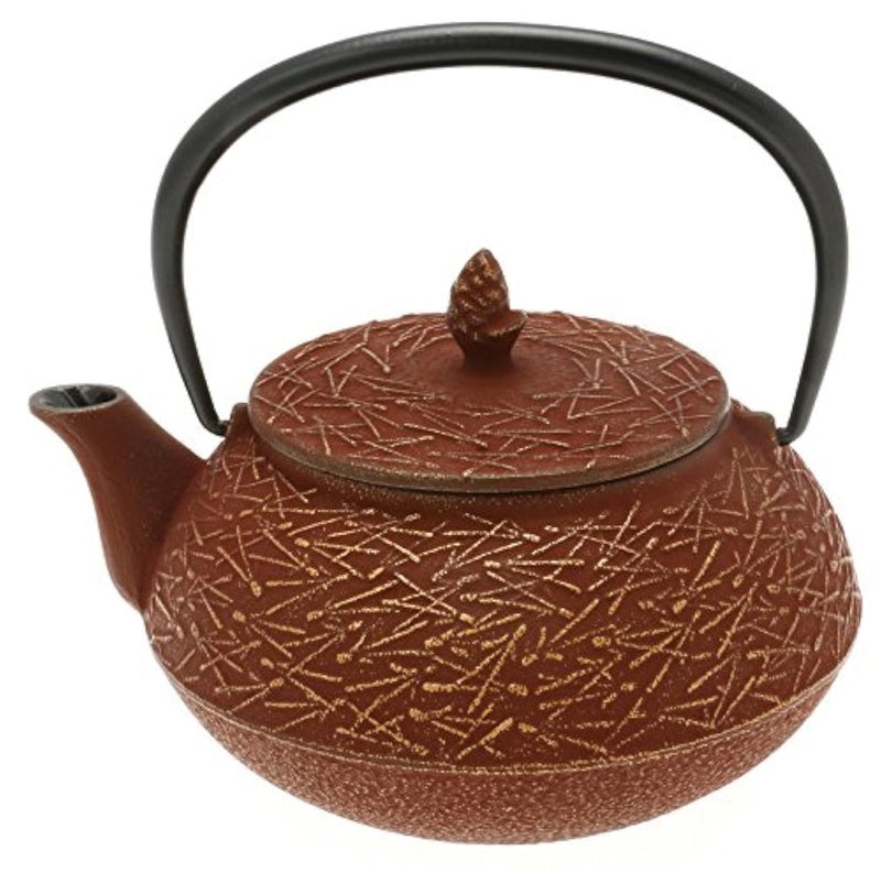 Iwachu Japanese Iron Tetsubin Teapot, Cranberry - Image 1