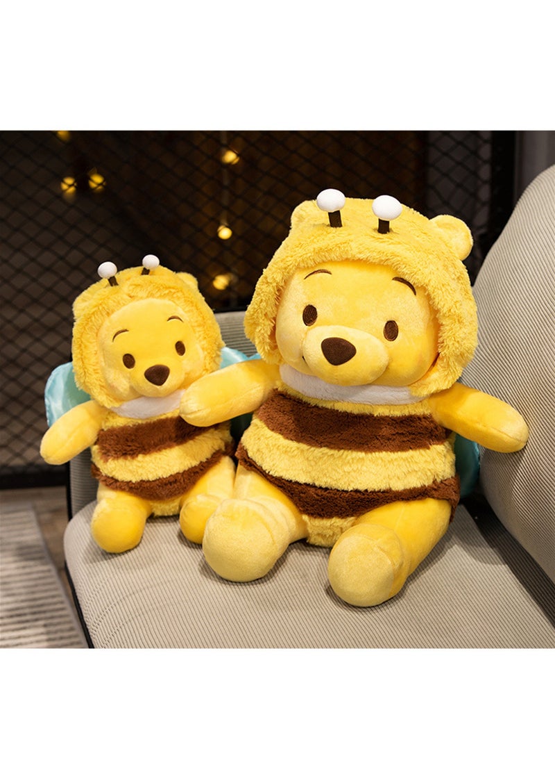 Cartoon Cute Little Bear Cross-dressing Honey Plush Toy Removable Bear Creative Doll Rag Doll  - Image 2