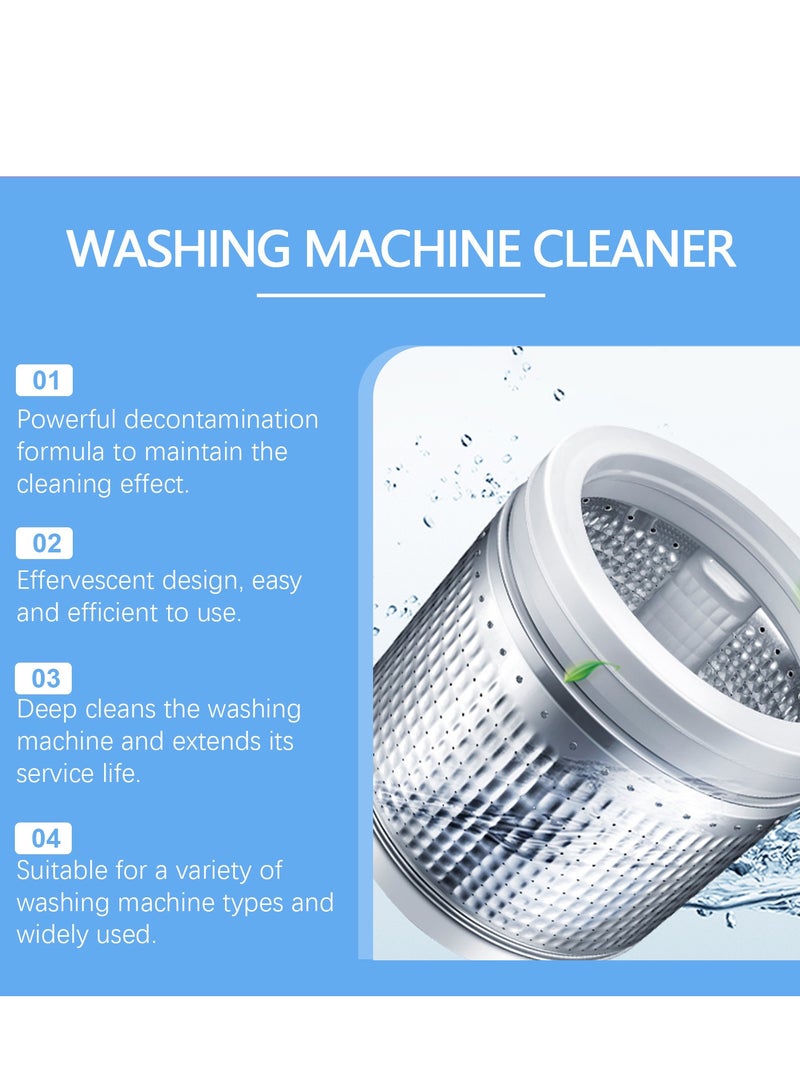 yanyu Washing Machine Cleaner Tablets, Deep Clean Front Loader & Top Load Washer, 12 Pcs Professional Grade Washer Machine Cleaner Deodorizer for Removing Build-up - Image 4
