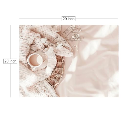 HomeArt Sheet 2 in 1 Product Photography Backdrop 3D Flat Lay Tabletop Double-Sided 20x29 Photo Background PVC Wrinkle Free for Small Products Food, Cosmetics Shoot (Combo 1) - Image 5