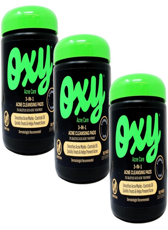 أوكسي ضمادات علاج حب الشباب OXY Maximum Action 3 في 1، 90 ضمادة (عبوة من 3) - Image 1