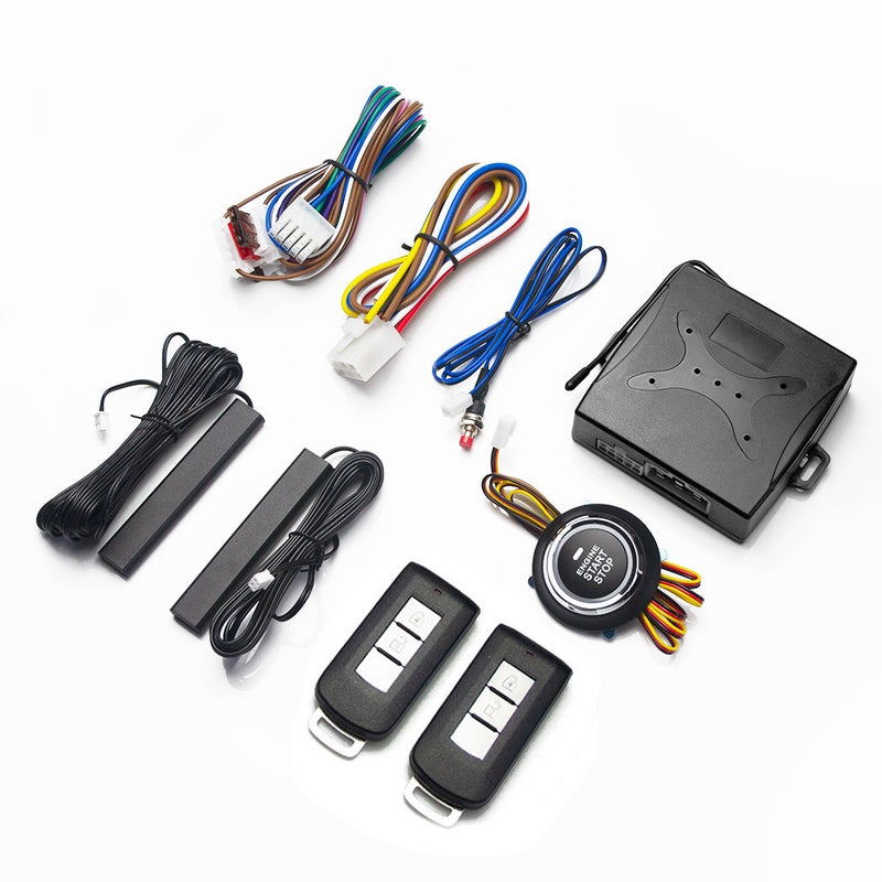 Shenyi Car Modification One-Click Start Keyless Entry Pke One-Way Anti-Theft Device Remote Start 12V System - Image 1