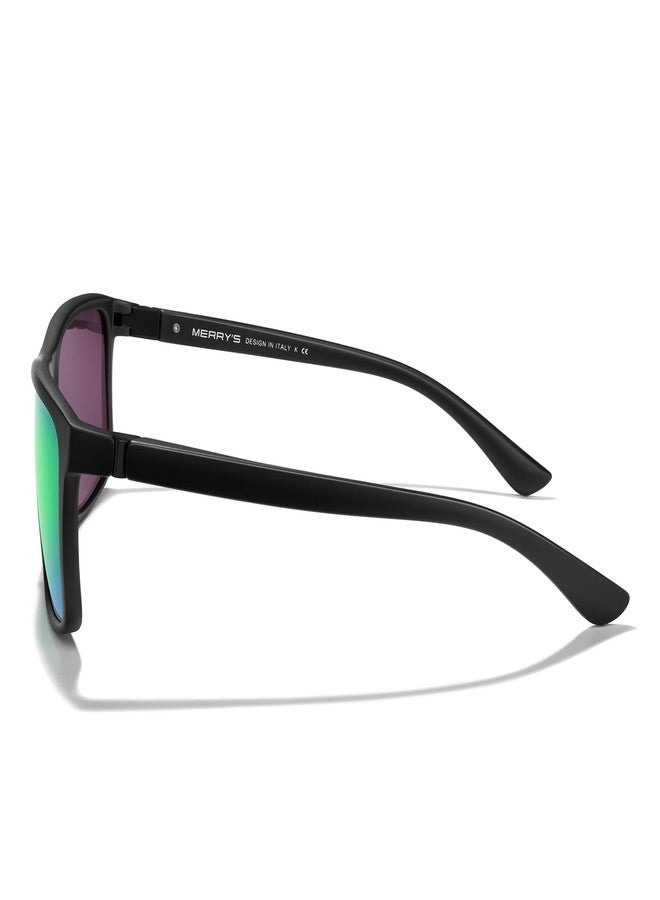 MERRY'S Rectangular Polarized Sports Sunglasses for Men Women Cycling Driving Fishing UV400 Protection S8225 - Image 3