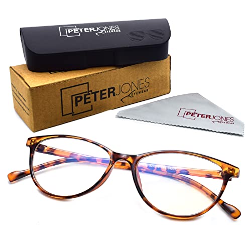 Peter Jones Small Demi Brown Cateye Blue Light Blocking Computer Glasses for Kids/Girls/Women (AG2476DA) - Image 4