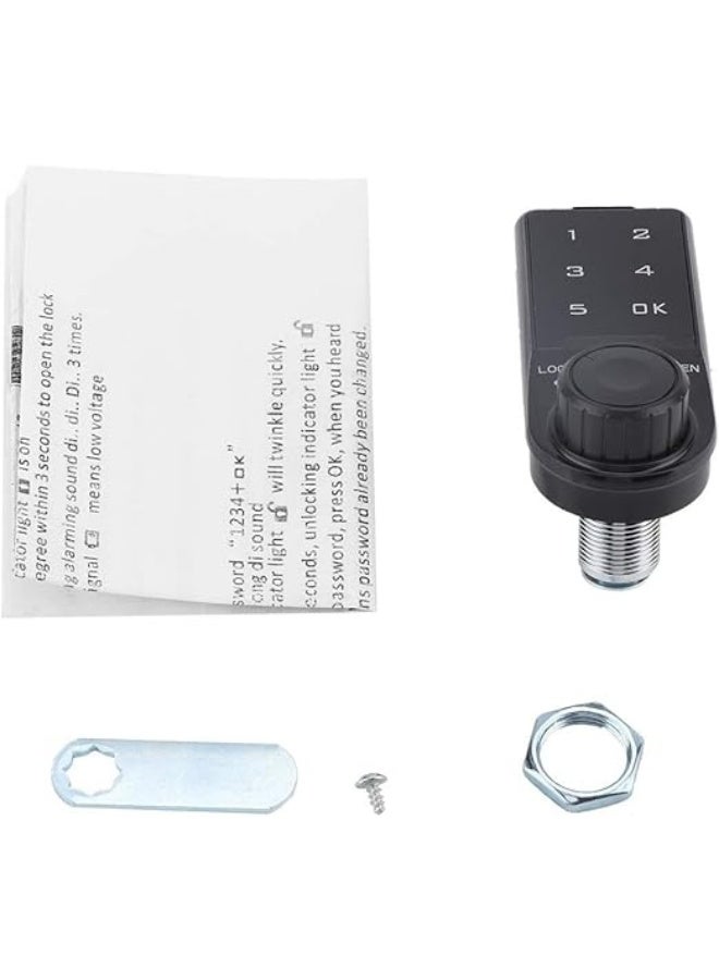 Digital Electronic Lock with Touch Keypad – Password Security Code Lock, Keyless Smart Lock for Office Cabinets, Mailboxes, School Lockers, Wardrobes, and Drawers (L=20) - Image 2