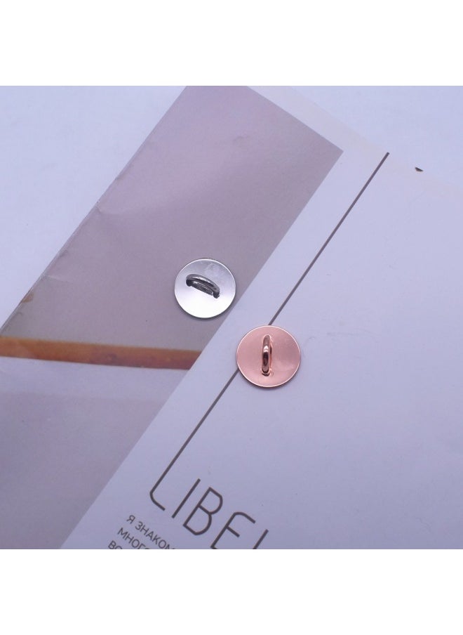 Generic - Korean Style Tassel Metal Hook DIY Jewelry Accessories Round Love Square Buckle Mobile Phone Case Pendant Alloy Material-Specifications Support Image Upload:rose Gold Mickey - Image 1