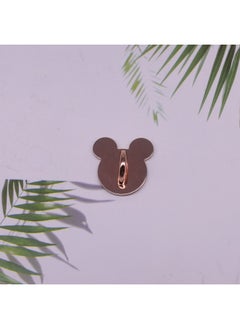 Korean Style Tassel Metal Hook DIY Jewelry Accessories Round Love Square Buckle Mobile Phone Case Pendant Alloy Material-Specifications Support Image Upload:rose Gold Mickey