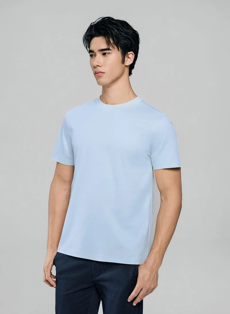 GIORDANO Men Slim Cotton Modal Silk Premium Tee