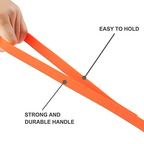 Qiaosite Waterproof Long Leash Durable Dog Recall Training Lead Great for Outdoor Hiking, Training, Yard, Beach and Swimming (Orange, 10ft) - Image 4