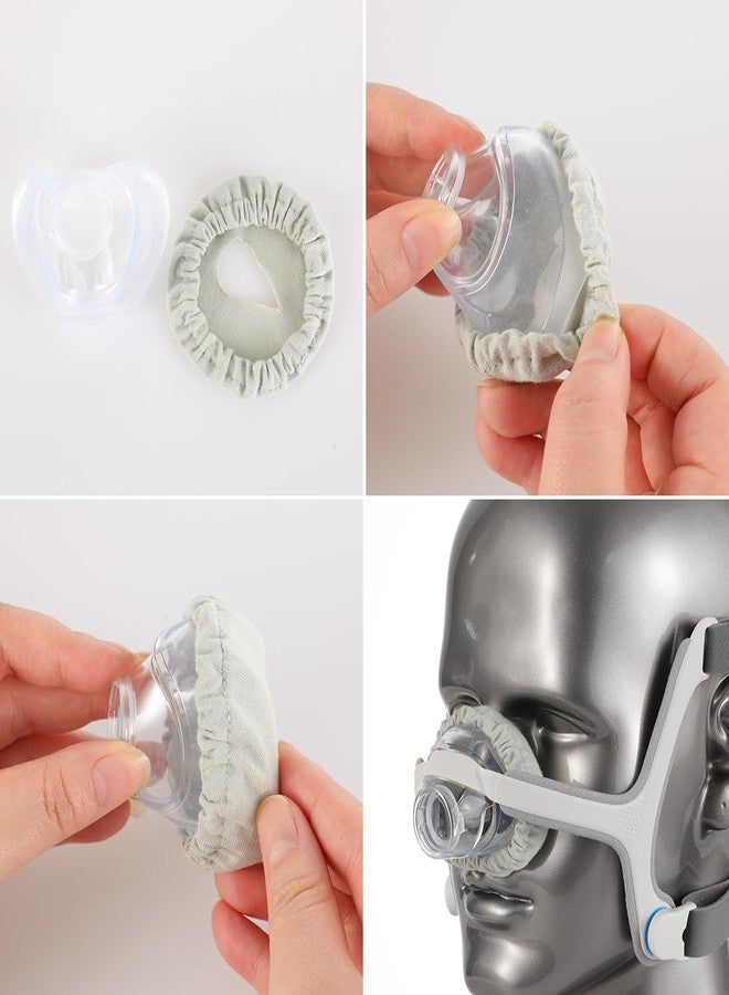 CXWUZH بطانات قناع الأنف لجهاز CPAP من N20، وسائد قناع الأنف لجهاز CPAP ناعمة ورقيقة لتقليل الاحمرار وتهيج الجلد، عبوة من 4 قطع - Image 3