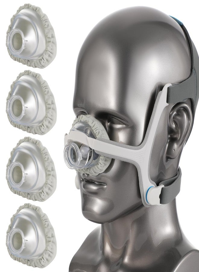 CXWUZH بطانات قناع الأنف لجهاز CPAP من N20، وسائد قناع الأنف لجهاز CPAP ناعمة ورقيقة لتقليل الاحمرار وتهيج الجلد، عبوة من 4 قطع - Image 1
