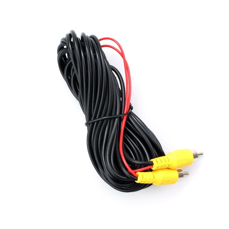 DALLUX Backup Camera RCA Video Cable,CAR Reverse Rear View Parking Camera Video Cable with DC Power Cable & RCA Connector, DC Power Adapter, Cable Clip (33FT/10 Meters) - Image 5