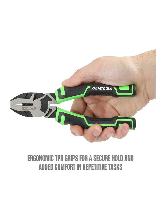 OEMTOOLS 22647 3 Piece Mechanics Pliers Set, For Cutting, Gripping, and Turning Tasks, Includes Diagonal, Linesman, and Groove Joint Pliers, Hardened Edges, Rust-Resistant Finish, TPR Grips - Image 3