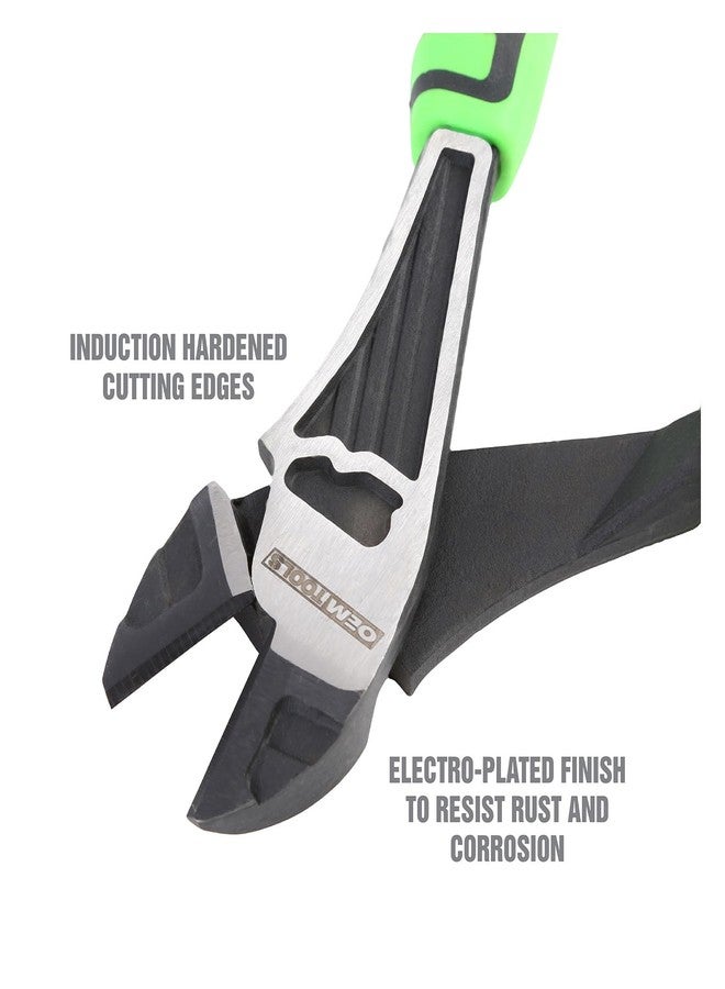 OEMTOOLS 22647 3 Piece Mechanics Pliers Set, For Cutting, Gripping, and Turning Tasks, Includes Diagonal, Linesman, and Groove Joint Pliers, Hardened Edges, Rust-Resistant Finish, TPR Grips - Image 5