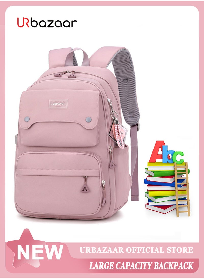 URbazaar - Lightweight Basic Backpack For High School,College Bookbag For Womens and Men,Travel Laptop Backpacks For Teen ,School Bag Casual - Image 1