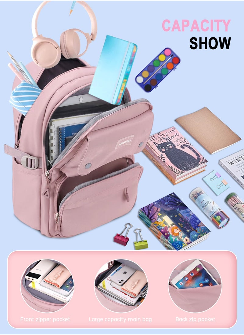 URbazaar - Lightweight Basic Backpack For High School,College Bookbag For Womens and Men,Travel Laptop Backpacks For Teen ,School Bag Casual - Image 1