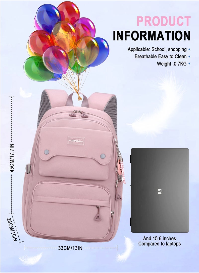 URbazaar - Lightweight Basic Backpack For High School,College Bookbag For Womens and Men,Travel Laptop Backpacks For Teen ,School Bag Casual - Image 1