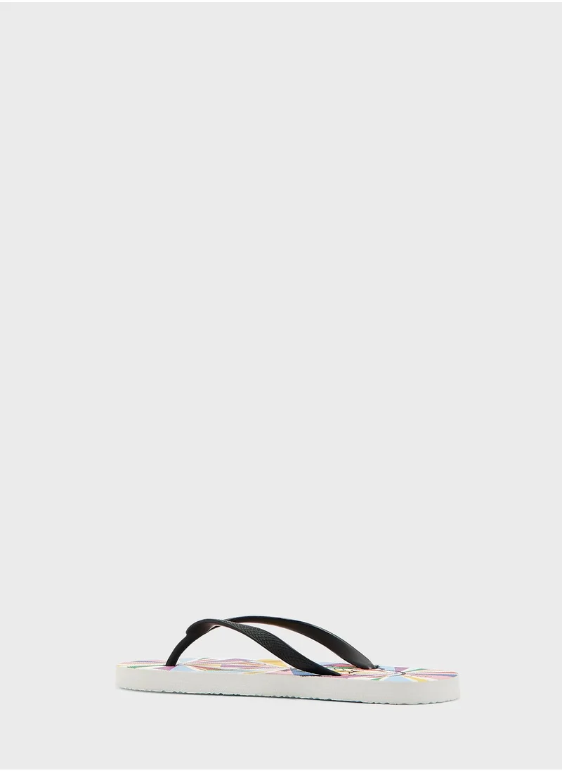 DeFacto Disney Mickey & Minnie Print Flip Flops