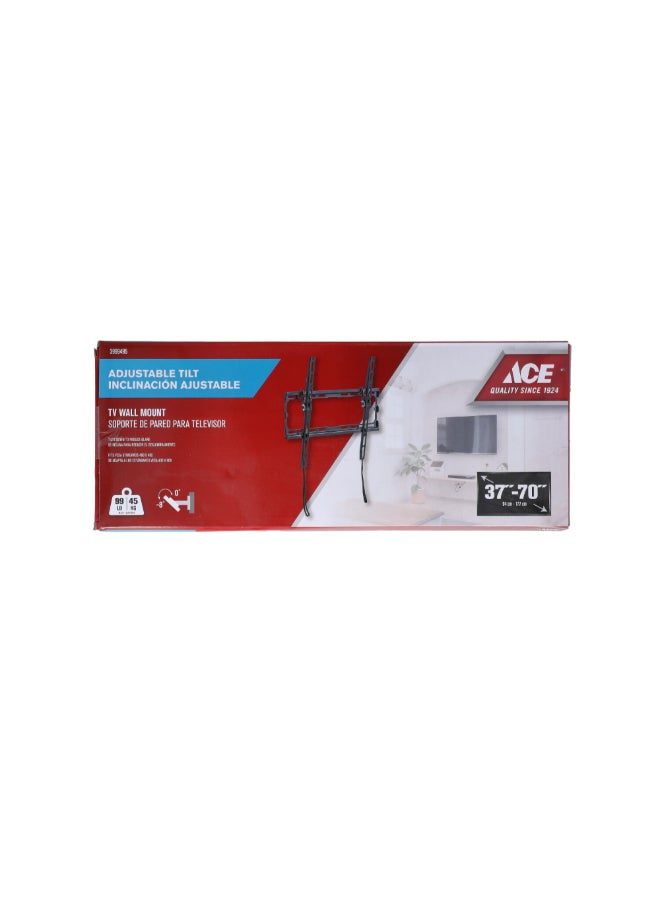 ACE Adjustable Tilt Wall Mount TV Bracket Black 37-70 Inch 3999495 