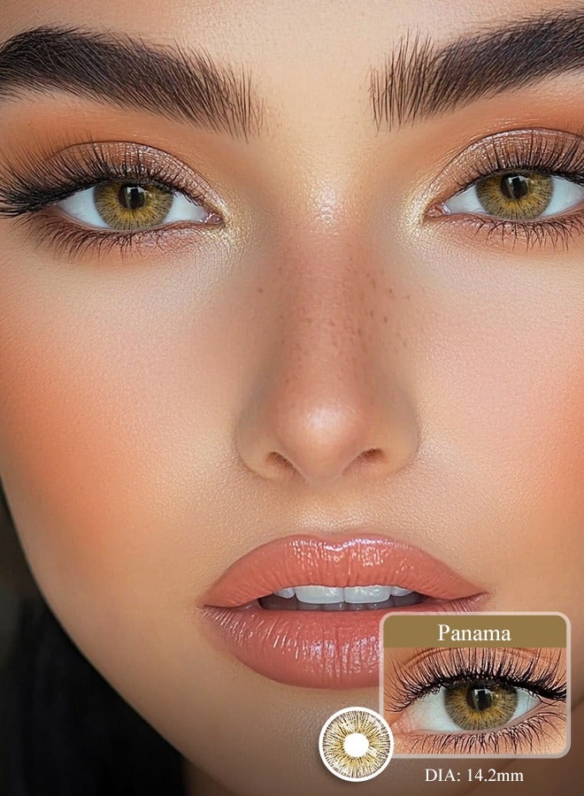 سيدة جديدة عدسات لاصقة ملونة بنية من فريش ليدي للاستخدام السنوي - Image 1