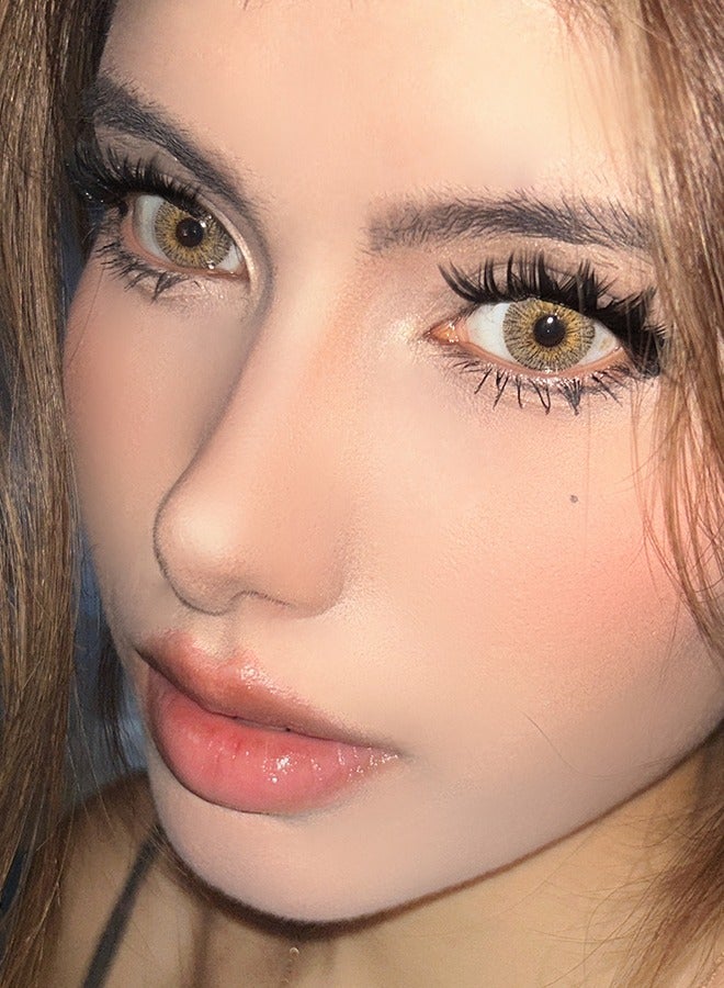 سيدة جديدة عدسات لاصقة ملونة بنية من فريش ليدي للاستخدام السنوي - Image 3