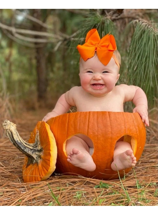 CellElection 30 Colors Baby Girls Headbands 6Inch Big Hair Bows Elastic Hair Bands Headbands Hair Accessories for Newborns Infants Toddlers Kids… - Image 4