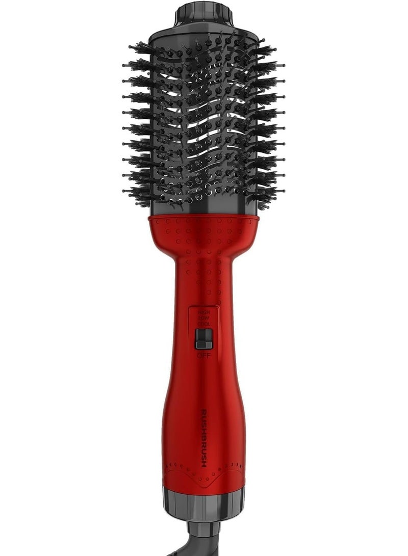 Rush Brush V2 Pro Red Ion Technology, Wide Oval Design 19cm, 1300W, 3Heat/2Speed  - Image 1