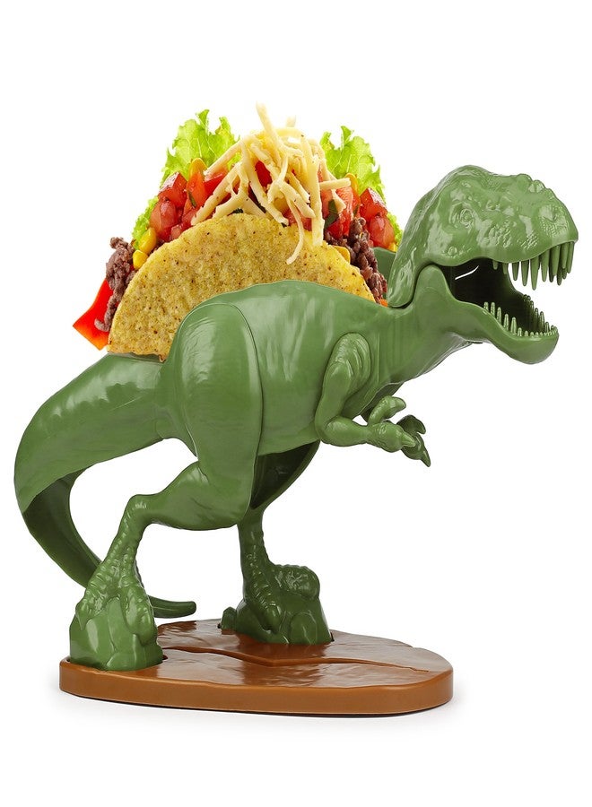 Funwares Original Tacosaurus - Dinosaur Taco Holder, Fun and Practical White Elephant Gift, Hold 2 Tacos - Image 1