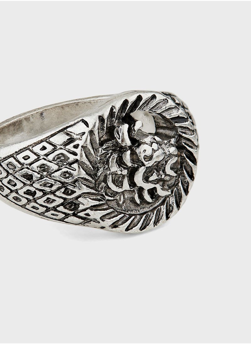Statement Lion Ring