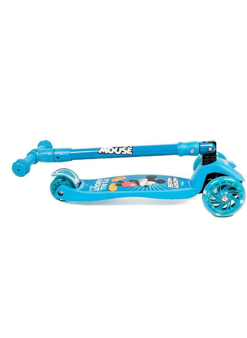 null - Mickey Mouse Twist Lighting Scooter Blue - Image 1