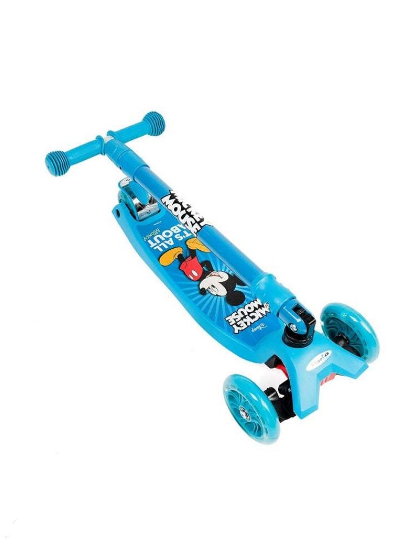 null - Mickey Mouse Twist Lighting Scooter Blue - Image 1