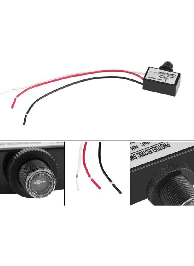 silvercnc - Photoelectric Sensor Switch, 120V-277VAC Light Sensor Control Photocell Light Sensor Switch Automatic On/Off Photoelectric Switch for Lighting Fixtures - Image 1