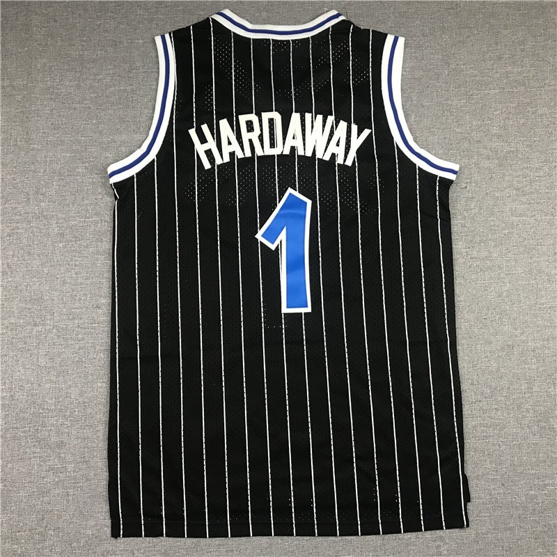 Embroidered Magic No.1 Hardaway Basketball Jersey 3: embroidery version 