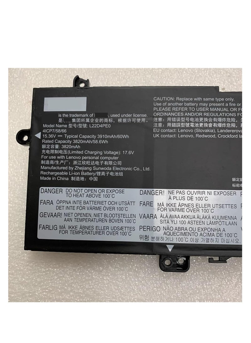 Terabyte Compatible with: L22D4PE0, L22M4PE0, L22B4PE0, Compatible with J6&26 for 15.36v 60wh - Image 4