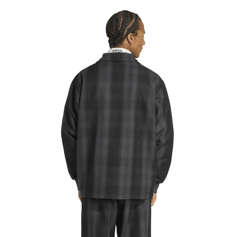 Adidas Originals ADIDAS ORIGINALS & ALL BLACKS PLAID WOVEN FIREBIRD TRACK Track Top