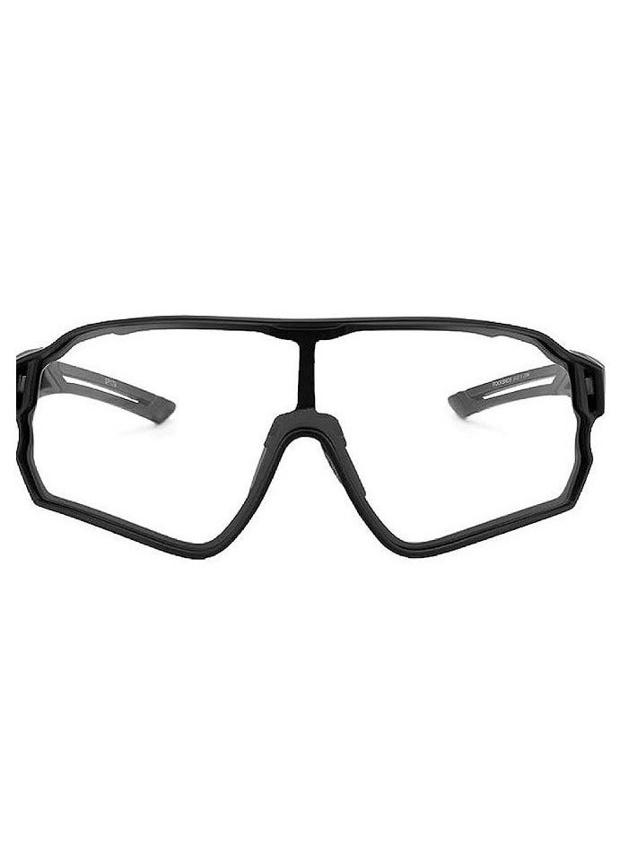 نظارات شمسية لركوب الدراجات الهوائية نظارات شمسية لركوب الدراجات الهوائية نظارات شمسية لركوب الدراجات الهوائية للرجال نظارات شمسية لركوب الدراجات الهوائية نظارات رياضية للدراجات الهوائية (أسود) - Image 2