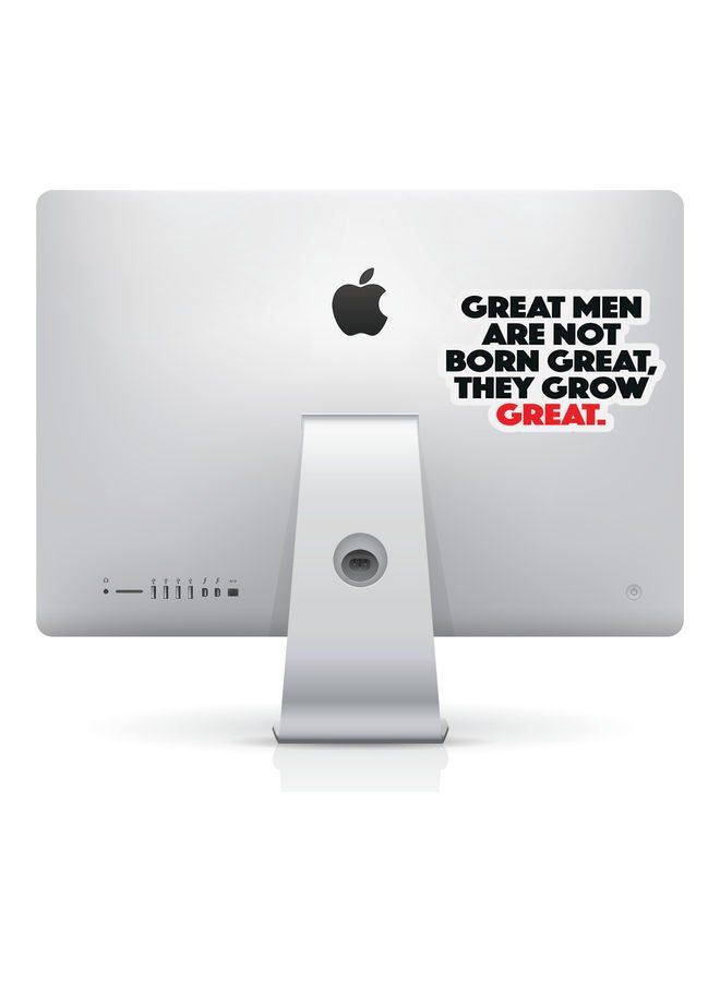 RKN Great Men Quote Vinyl Sticker For College Stationary Notebook - Image 2