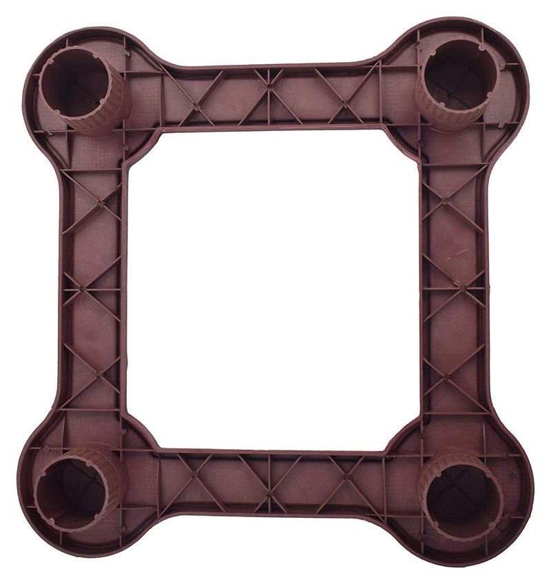 Refrigerator Stand Double DoorSingle Door StandWashing Machine StandDishwasher Stand Maroon Color with 6 Months Guarantee  - Image 2