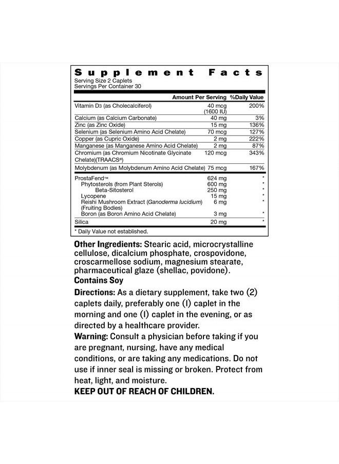 New Vitality - Super Beta Prostate Advanced Prostate Supplement for Men – Reduce Bathroom Trips, Promote Sleep, Support Urinary Health & Bladder Emptying. Beta Sitosterol not Saw Palmetto. (60 Caplets, 1-Bottle) - Image 1