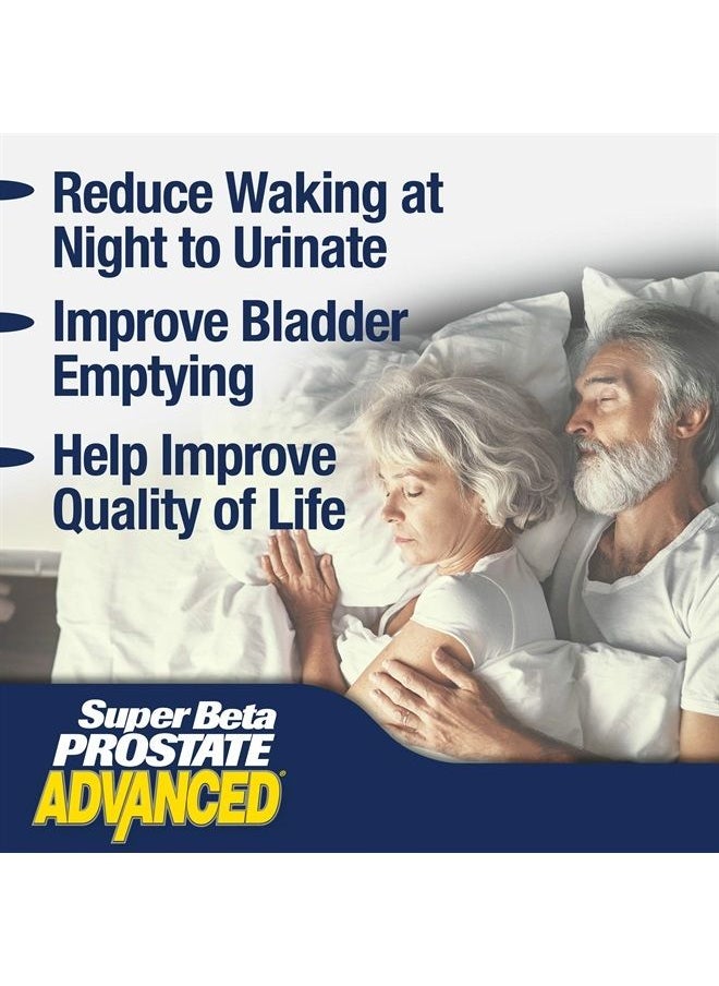 New Vitality - Super Beta Prostate Advanced Prostate Supplement for Men – Reduce Bathroom Trips, Promote Sleep, Support Urinary Health & Bladder Emptying. Beta Sitosterol not Saw Palmetto. (60 Caplets, 1-Bottle) - Image 1