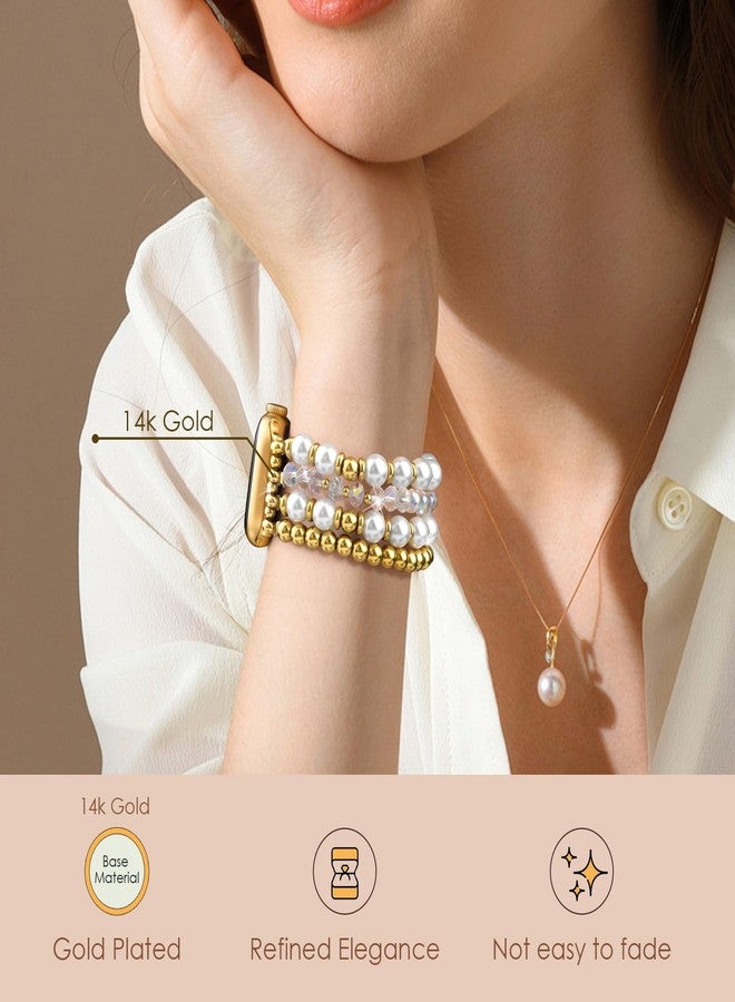 AIRSPO Apple Watch Bands (Gold, 38mm/40mm/41mm/42mm-S(5.3"-6.2")) - Image 4