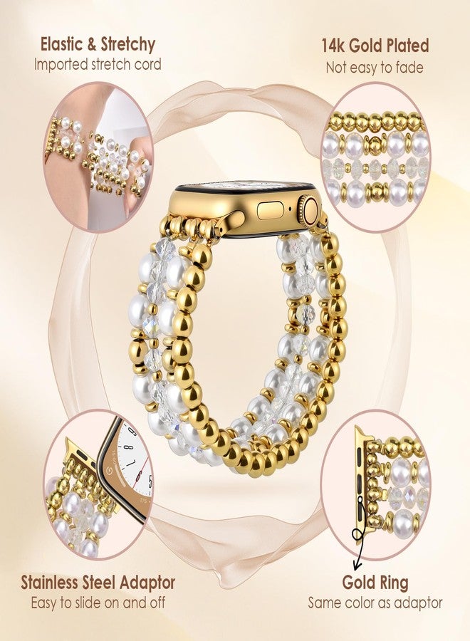 AIRSPO Apple Watch Bands (Gold, 38mm/40mm/41mm/42mm-S(5.3"-6.2")) - Image 5