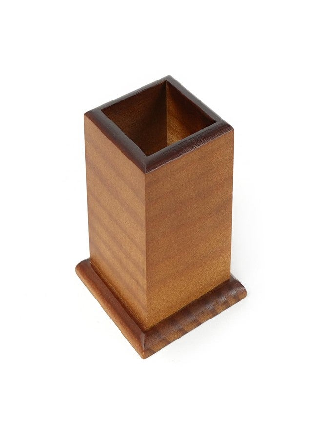HAWOK Wood Toothpick Holder, Square Toothpick container, for Home, Kitchen, Restaurant - Image 2