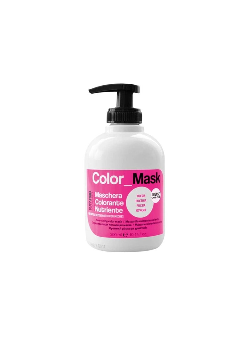 كولر ماسك - فوشيا - قناع للشعر - يغذي ويرطب ويصحح ويجدد لون الشعر  - 300ML