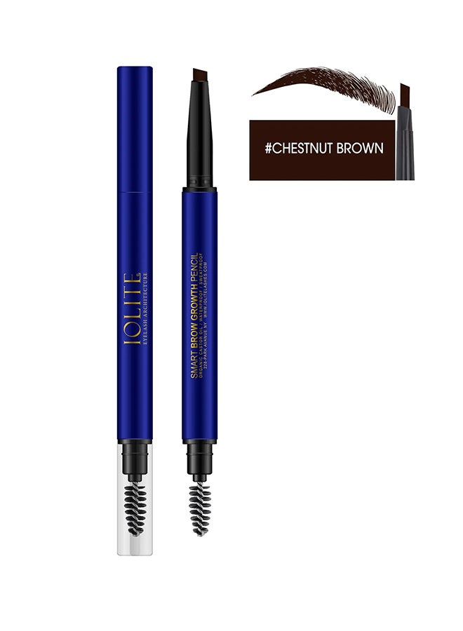 IOLITE Smart Eyebrow Growth Pencil With Mascara Brush-Natural Eye Brow Tint - Waterproof - Sweatproof  - Image 2
