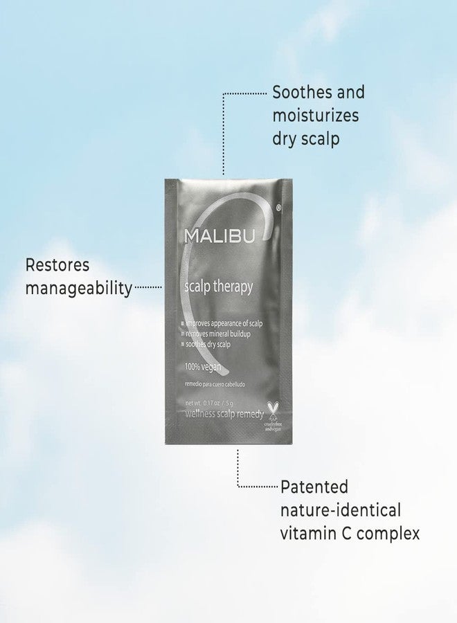 Malibu C Scalp Therapy Wellness Remedy - Scalp Care Remedy Packet to Soothe & Moisturize Dry Scalp - Restores Manageability with Vitamin C and Zinc Gluconate (1 Packet) - Image 5