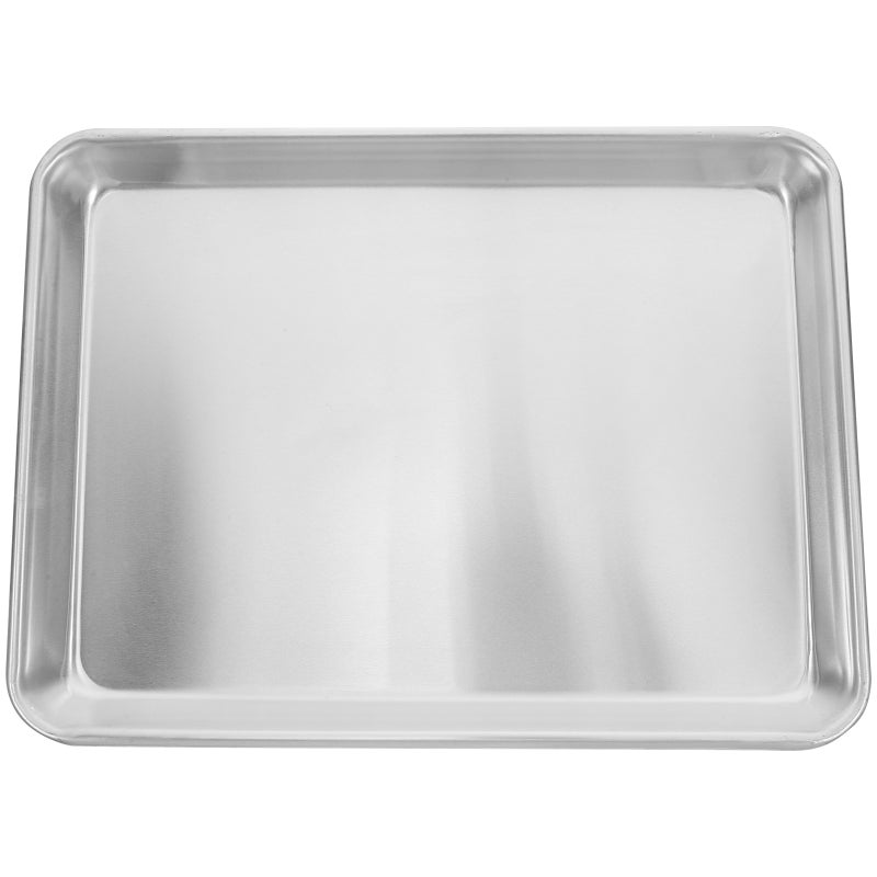 Heavy Duty Aluminum Grill Pan Multi-Functional Baking Tray For Oven Bbq Roasting Steaming Dishwasher Safe Ideal For Home Use - Image 1