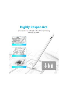 Generic Cisteen Stylus Pen for iPad with Tilt Sensor & Fast Charge, Active Pencil with Palm Rejection Compatible with 2022-2018 Apple iPad Pro 11/12.9,iPad 10/9/8/7/6th Gen,iPad Air 5/4/3,iPad Mini 6/5  - Image 2